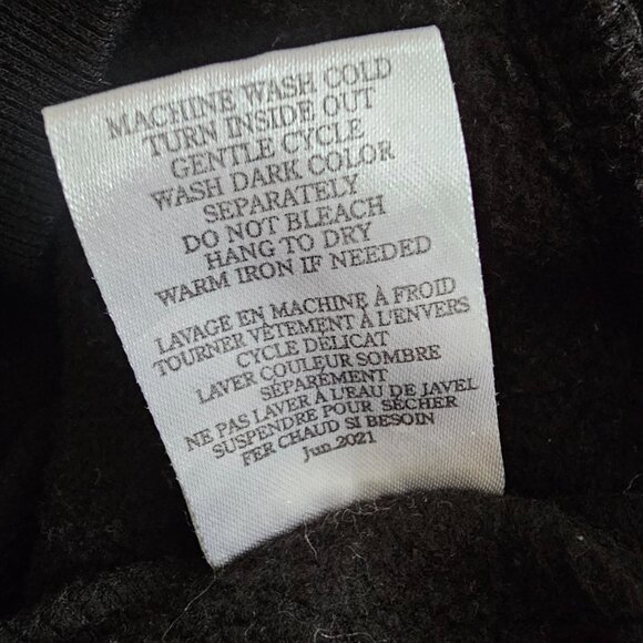 Z Supply Logan Pleated Puff Sleeve Light Fleece Cropped Hoodie L - Picture 7 of 7